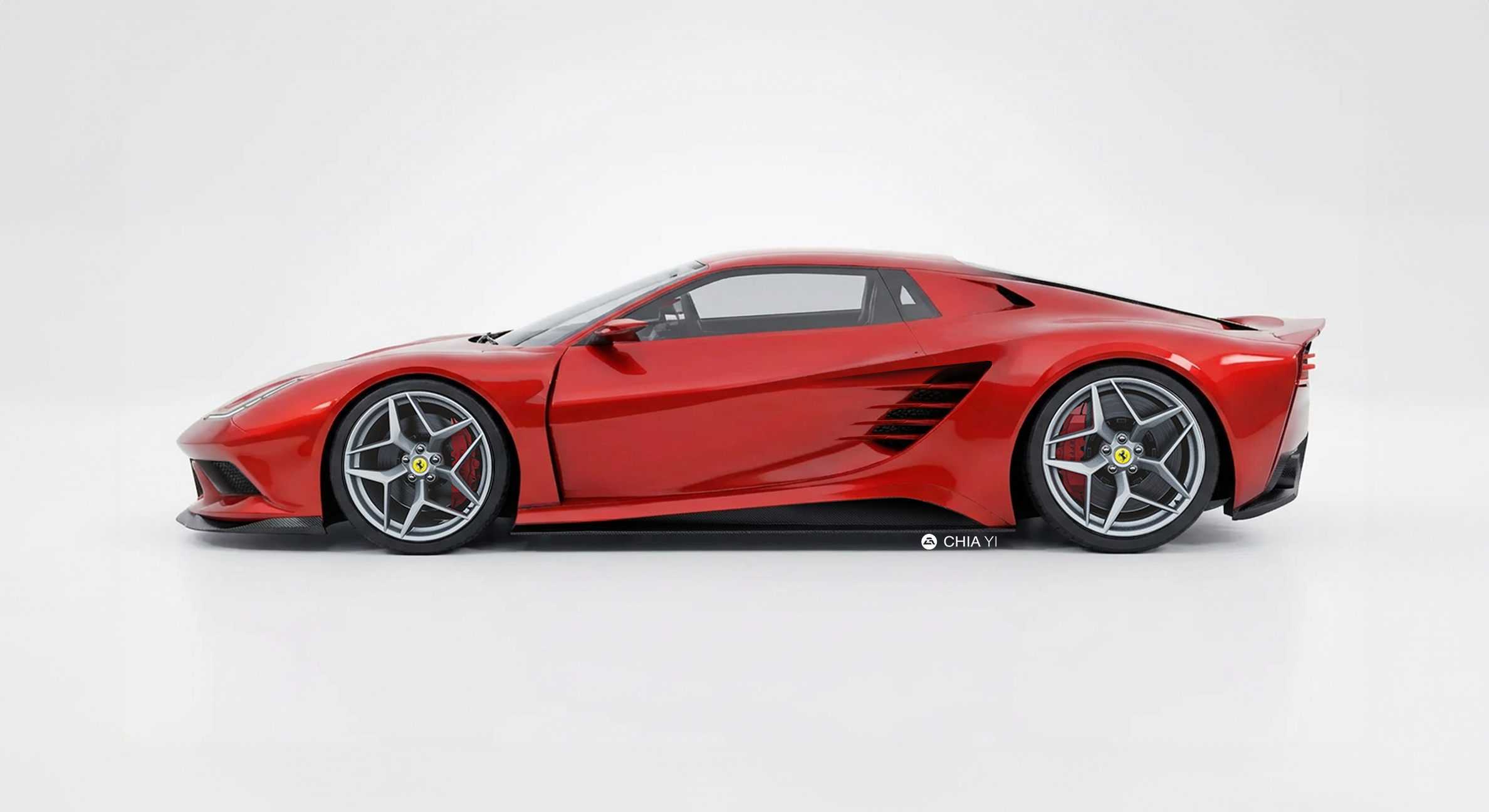Ferrari Testarossa — Side Refined