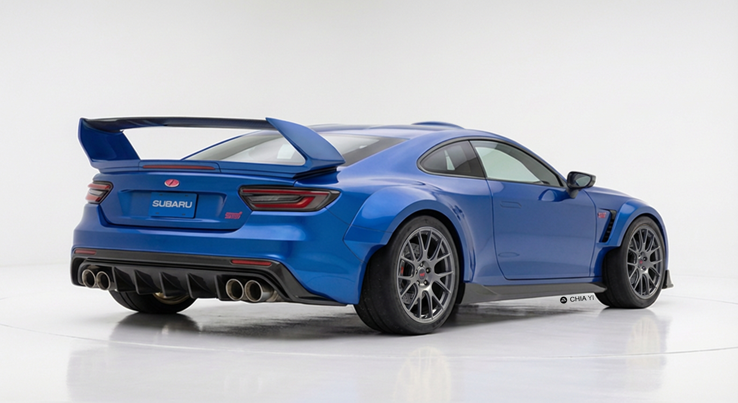 Subaru 22B — Rear 3/4 Refined